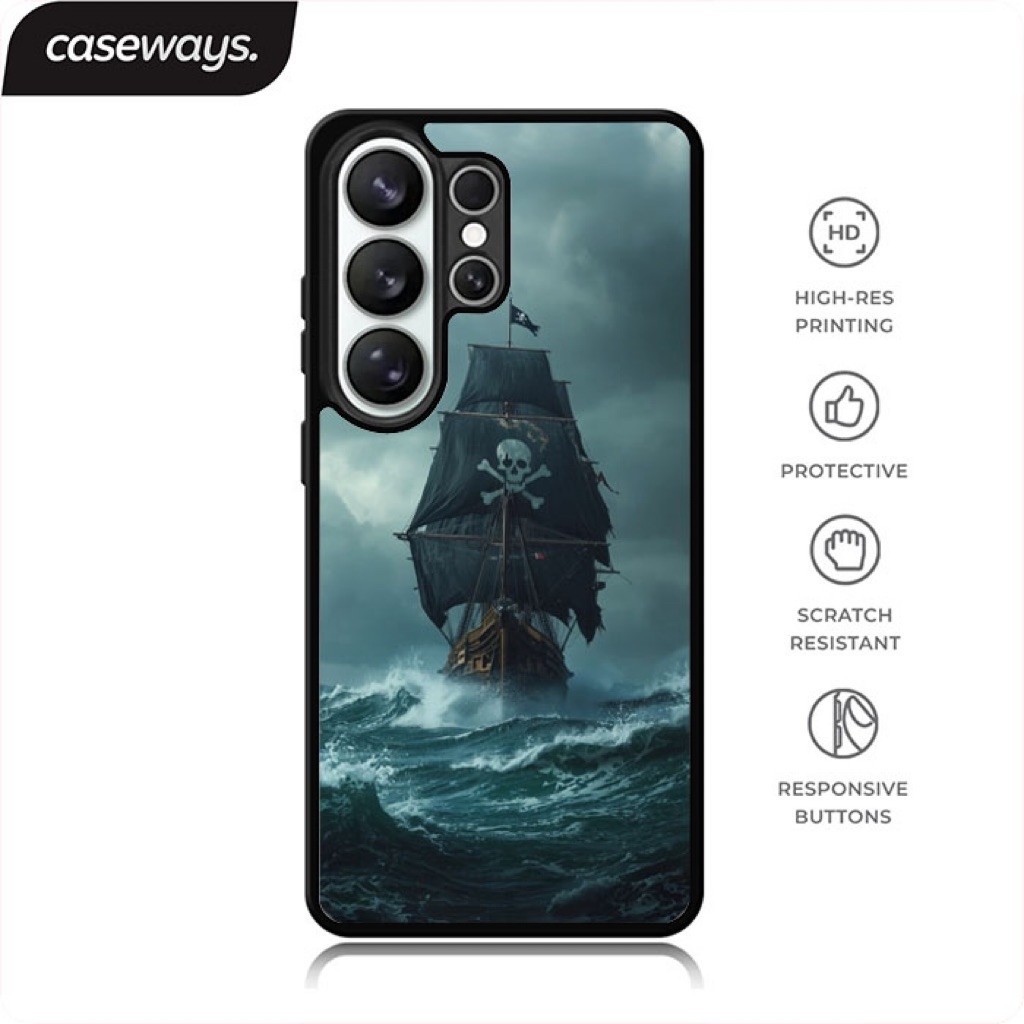 Pirates ship Casing Samsung Galaxy S26 ULTRA S25 FE S24 S23 S22 A57 A56 A55 A54 A37 A36 A35 A27 A26 
