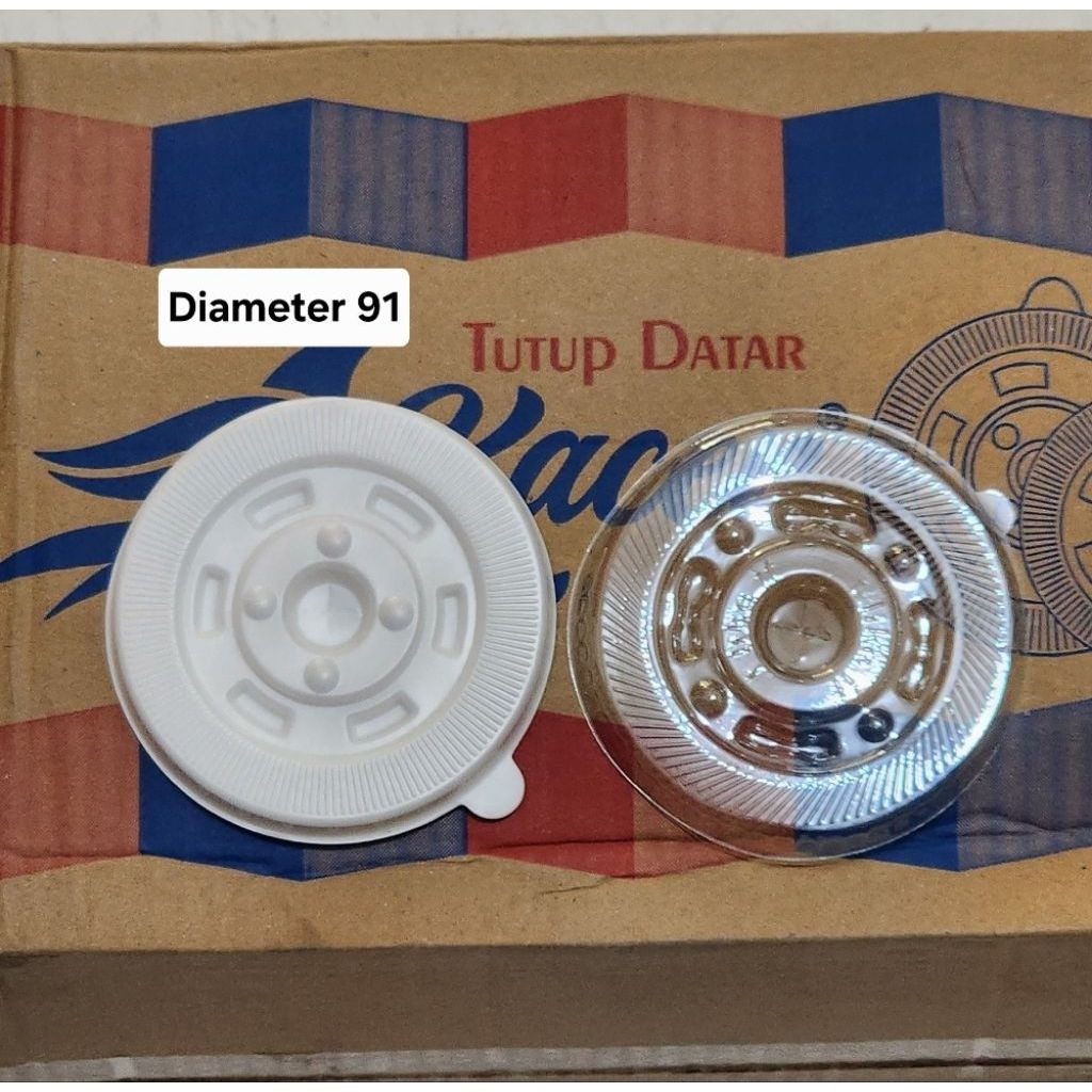 [ 50 Pc ] Oz Cup Lid 10 - 22 oz Clear & Milk White / Clear & Milky White Plastic Cup Lid 10-12-14-16