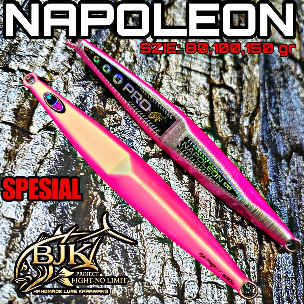 METAL JIG NAPOLEON พิเศษ 80,100,150 gr โครงการตกปลา BJK ดั้งเดิม