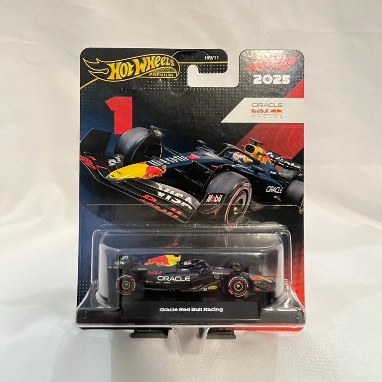 Hotwheels premium f1 oracle redbull Max Verstappen 1