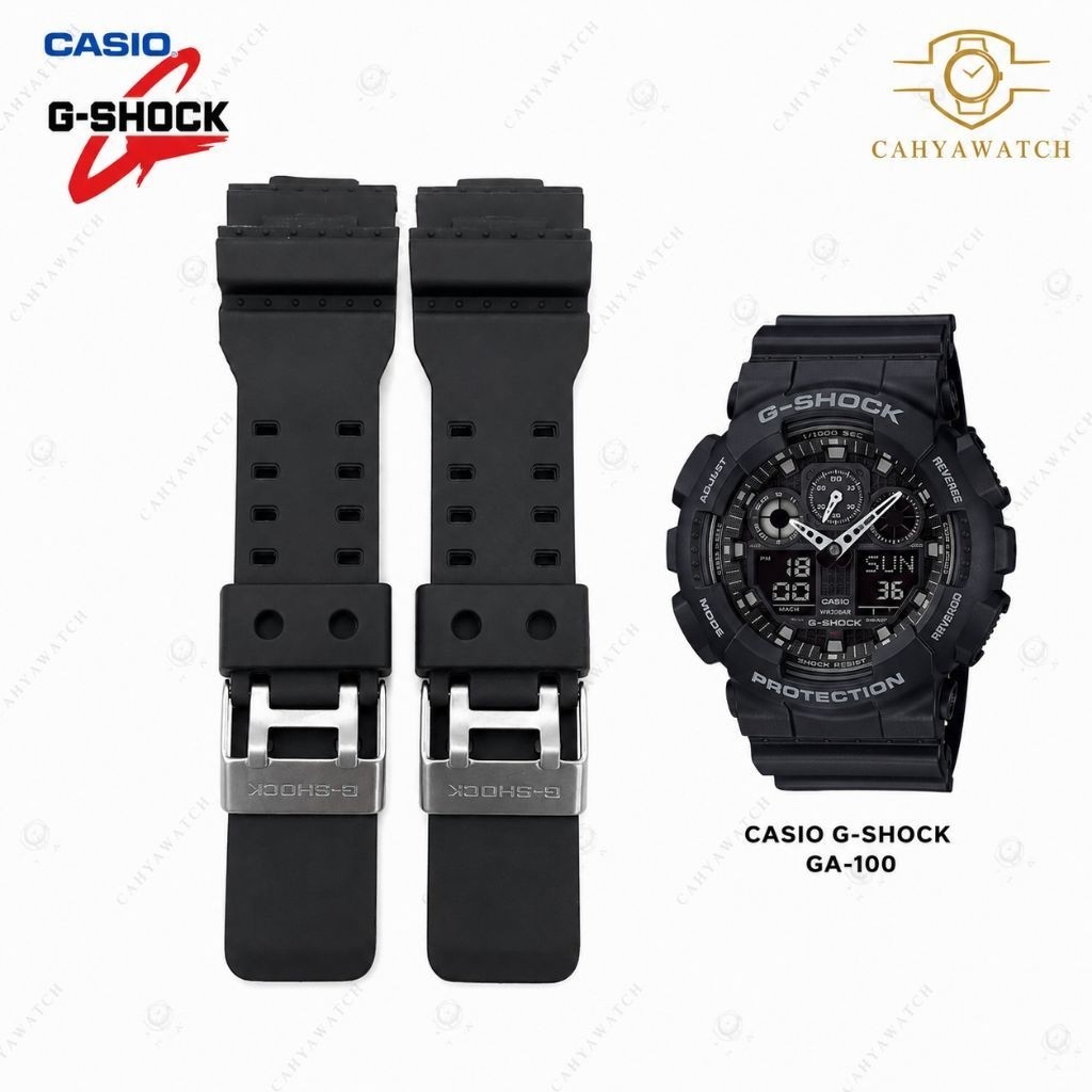 Casio G-Shock GA-100 GA-110 GA-120 สายยาง สายนาฬิกาแท้