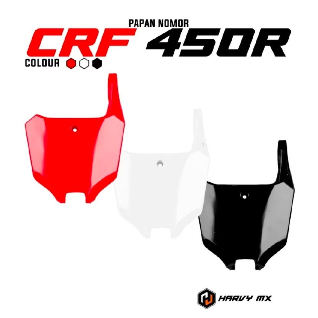 CRF 450 HARVY MX HRV เริ่มต้นแผ่นหมายเลข