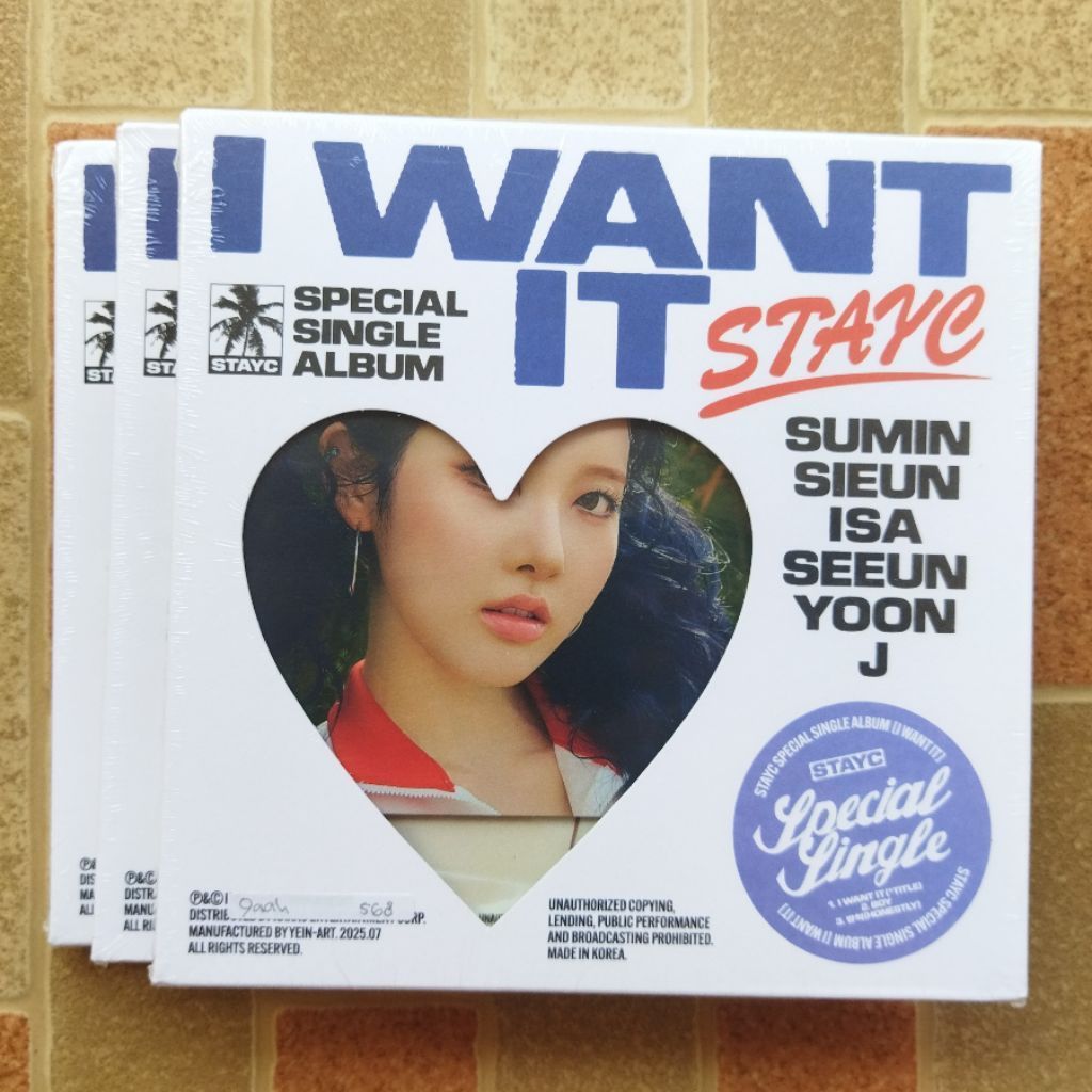 [READY SEALED] STAYC Single Album I Want It