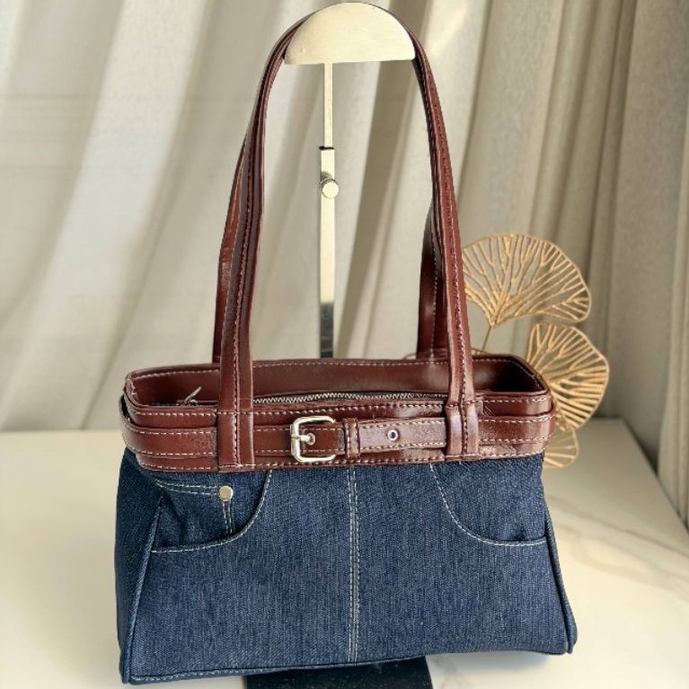 Momona Synthetic Jeans Denim Womens Bag / Shoulder Bag