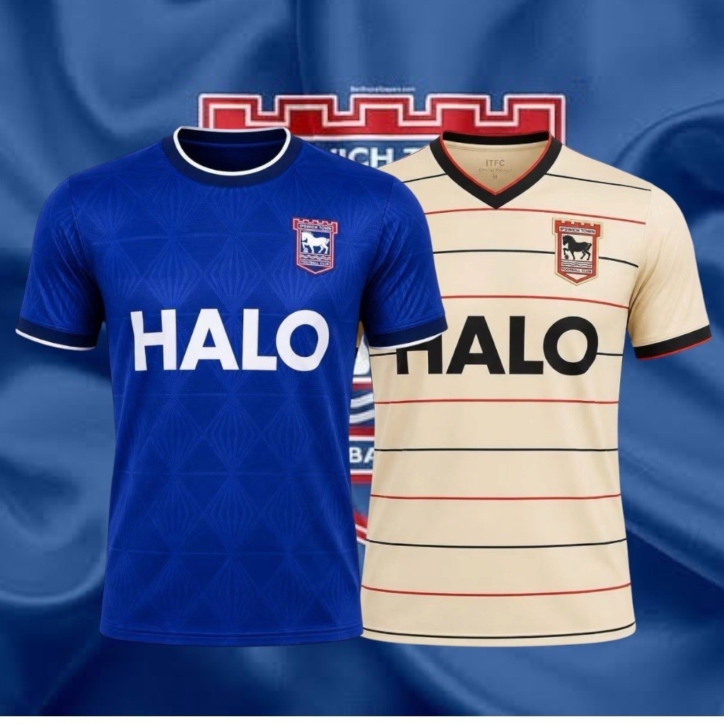ใหม่ล่าสุด IPSWICH TOWN HOME AWAY JERSEY 26/27 เสื้อฟุตบอลแบบกําหนดเองพิมพ์เต็ม