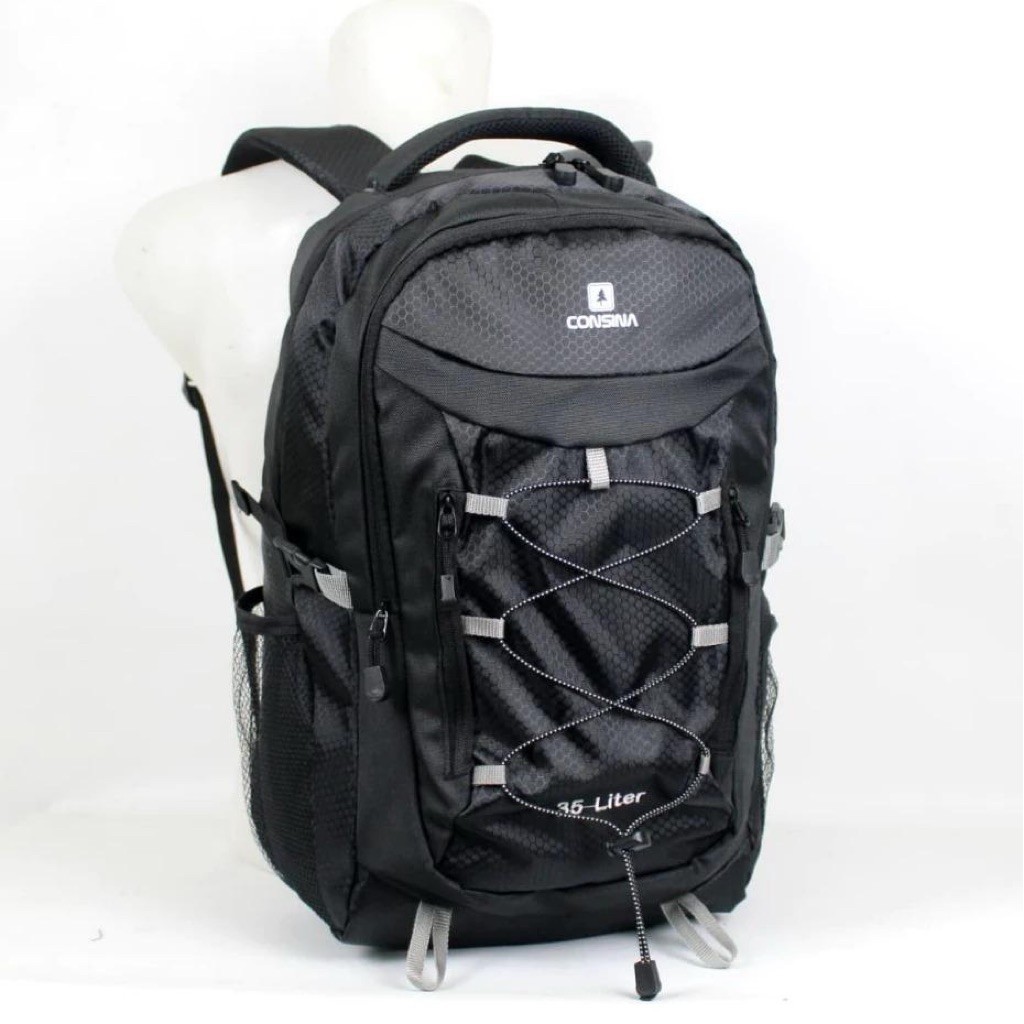 35L Cordura Nylon Premium Outdoor Backpack Hiking Camping Traveling Backpack Free Rain Cover