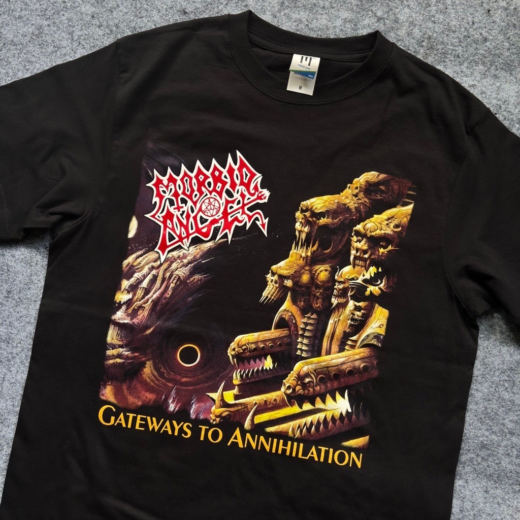เสื้อยืด KATUN | MORBID ANGEL - GATEWAYS ถึง ANNIHILATION | เสื้อยืดวงดนตรี | เสื้อยืดเพลง | เสื้อยืดผ้าคอตตอน | เสื้อยืด BUILDUP | เสื้อยืด