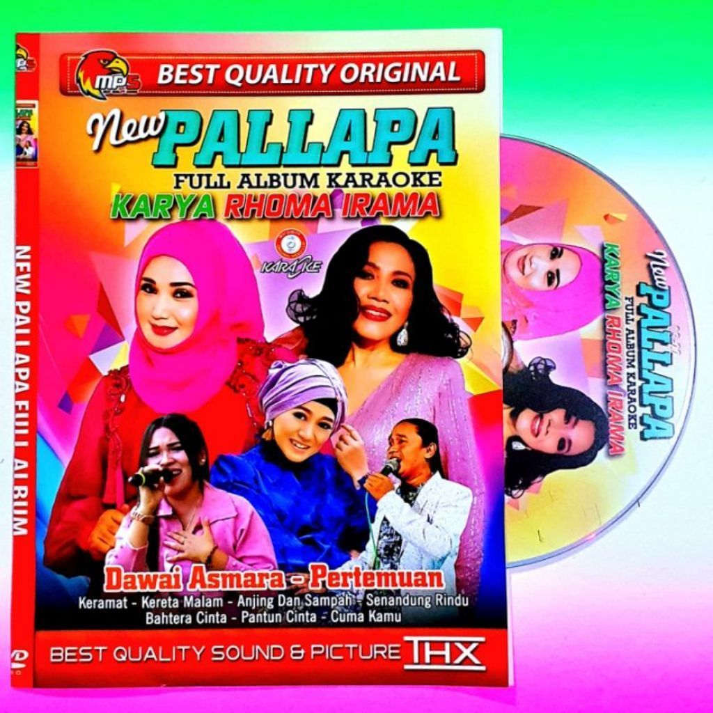 MP5 DVD CASSETTE OF PALAPA SONGS BY RHOMA IRAMA SONGS - LATEST PALAPA SONGS DVD CASSETTE - DANGDUTOK