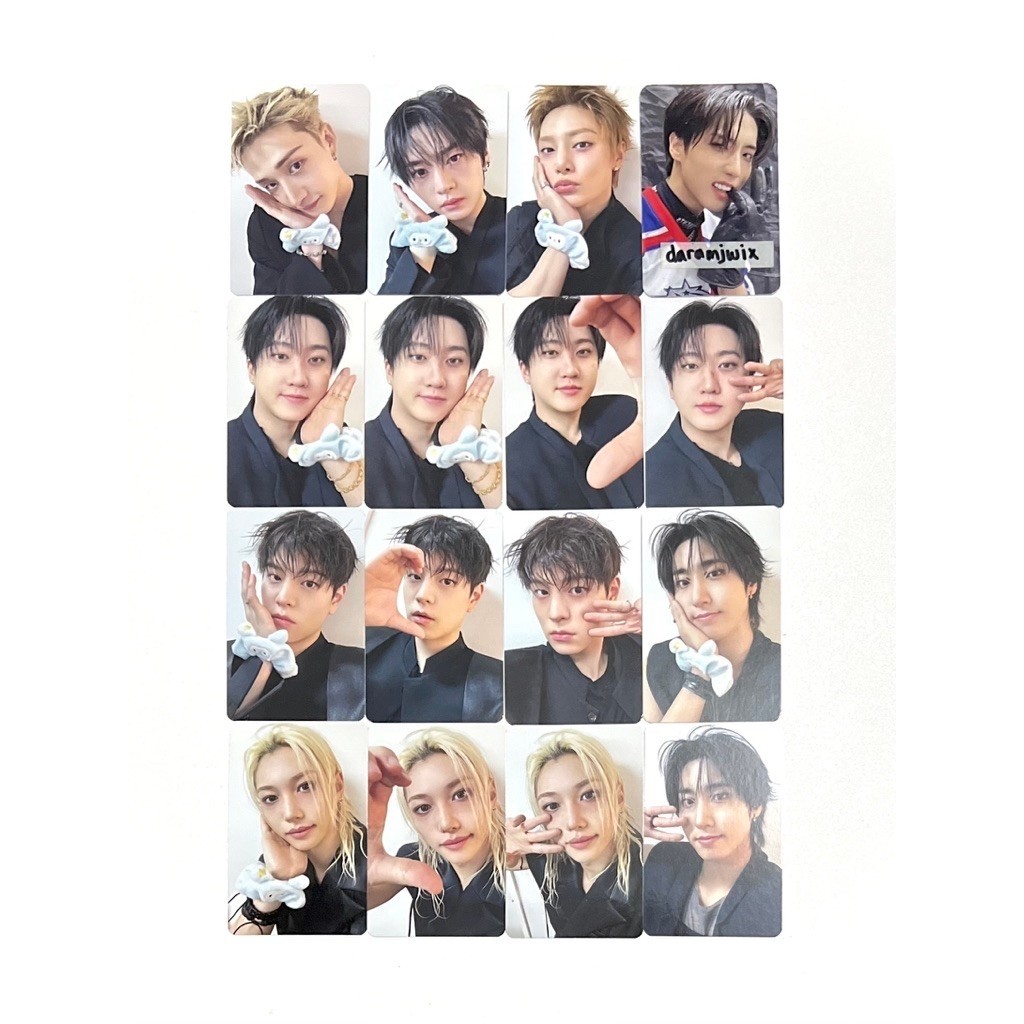 Stray kids skz run it seoul stayzone day 1 3 4 pc photocard pub bung chan lee moon hy sungmin ni