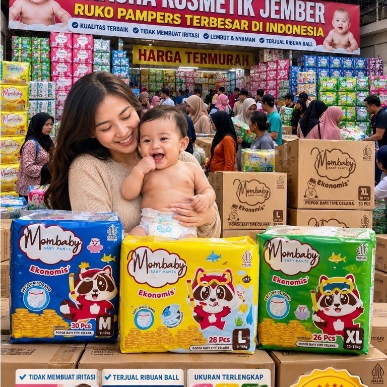 Mombaby Saving Pants - Pampers baby Pants - สวมใส่สบายดี