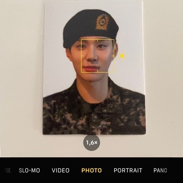 JUNGWOO NCT 127 MILITARY WAMIL PHOTO ID