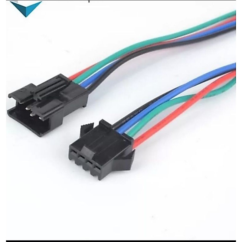 SM 4Pin ซ็อกเก็ตสายเคเบิลชายหญิง