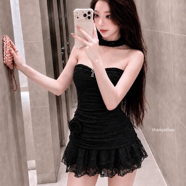 IMMI SET TUBE TOP + PREMIUM SCARF SKORT