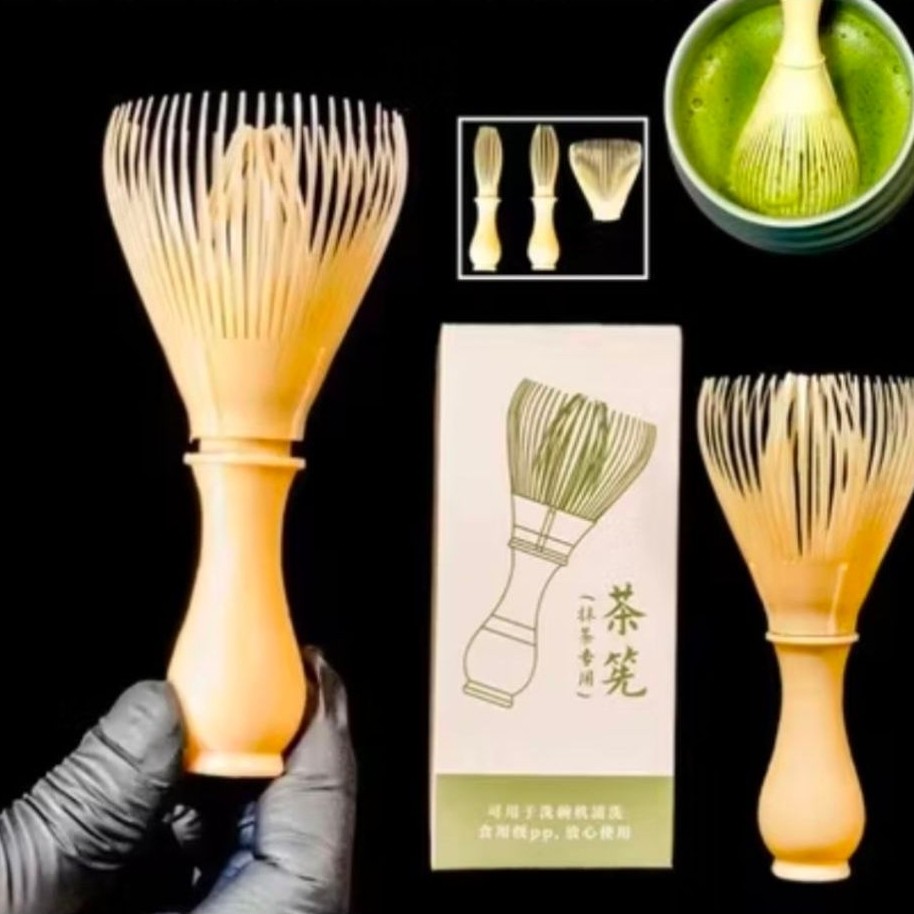 HIJAU เรซิ่นปัด Chasen Matcha / Chasen เรซิ่นพลาสติก Matcha Stirrer เครื่องกวนชาเขียว