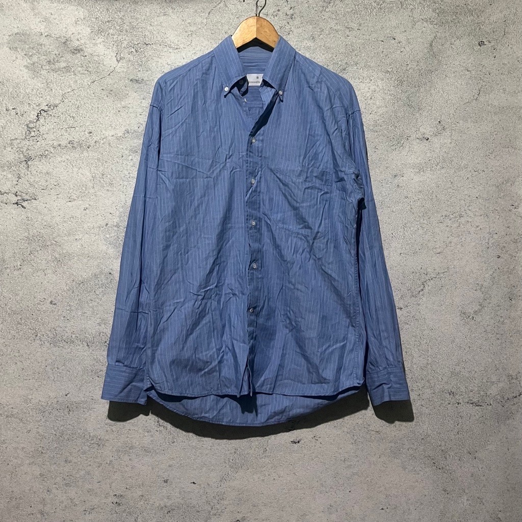 KEMEJA Ermenegildo zegna เสื้อเชิ้ตลาย