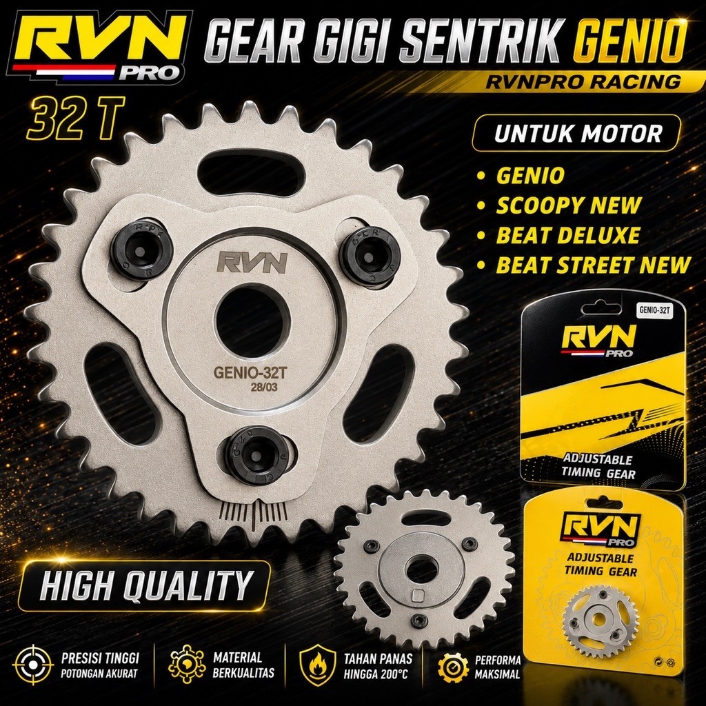 ADJUSTABLE TIMING GEAR CENTRIC GEAR SHIFT MIO JUPITER MXKING JUPITER Z VEGA KARISMA SUPRA X 125 GENI