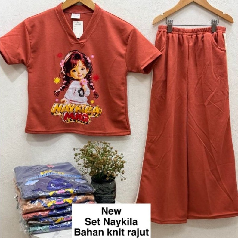 [PHINTSGROSIR 32,000x3PCS] LATIN - PLAIN KNIT SET 7-10 YEARS