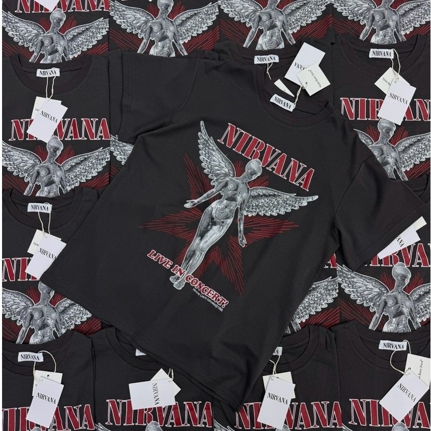 VALEN TSHIRT NIRVANA TOP BP168 BKK -