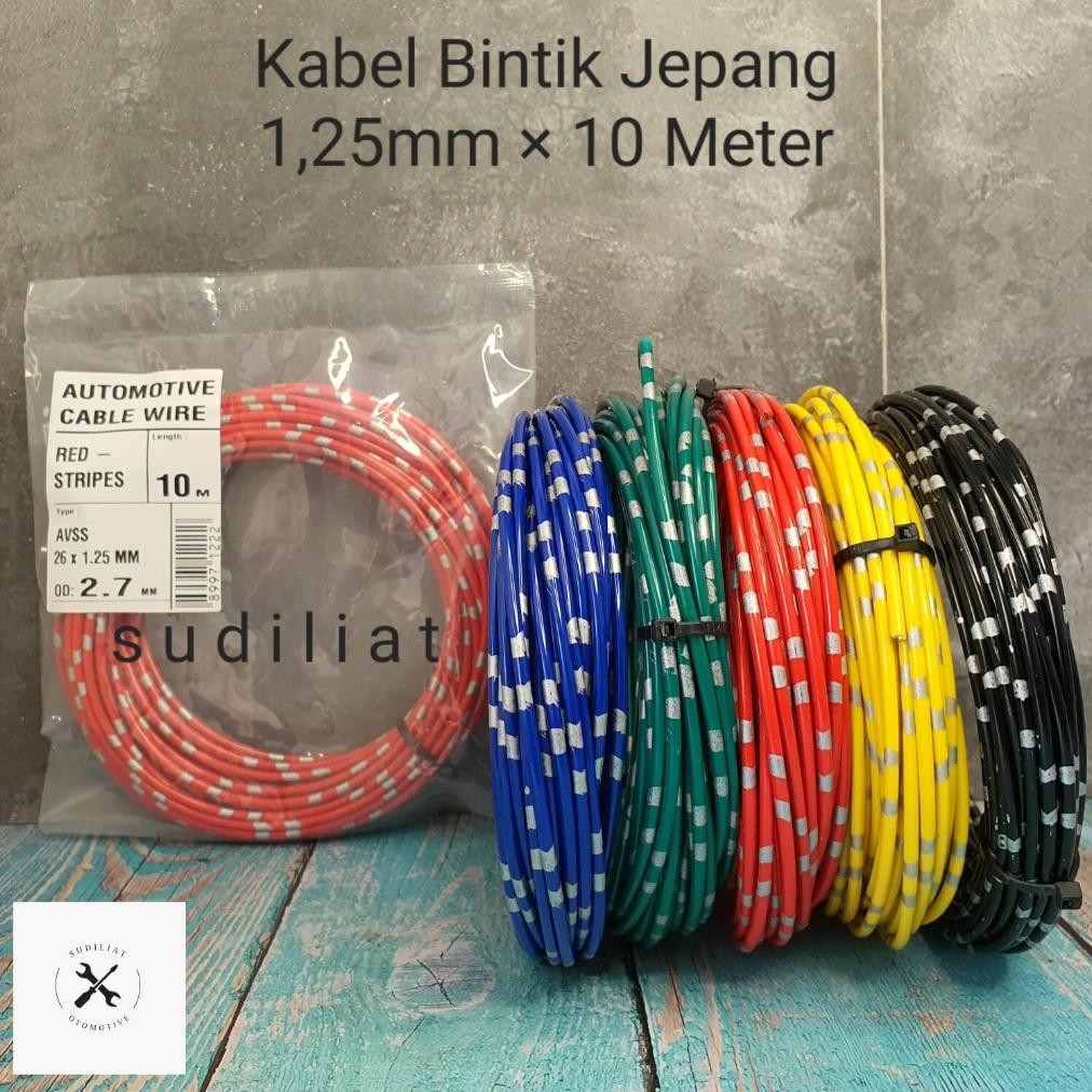 Ukd- Th-23 Spot Cable / Body Cable / Automotive Cable Car / Motorcycle 1.25Mm X 10Meter Premium