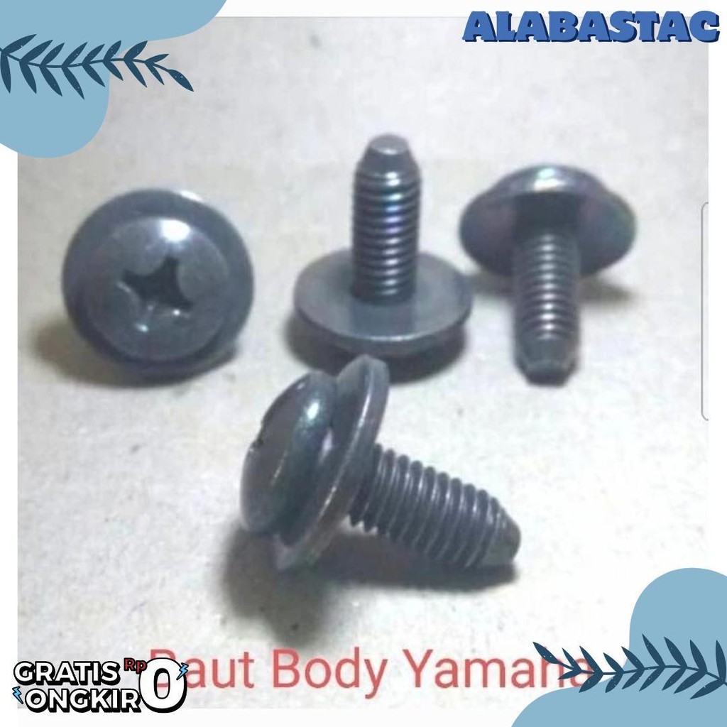 ต้องมี! Yamaha Mio Vega R Jupiter M6X16 Motorcycle Body Cover Bolt ไขควง Plus 1 ชิ้น