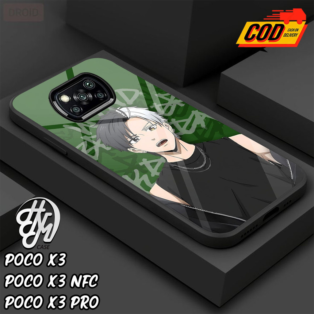HP เคสโทรศัพท์สําหรับ Poco X3 / X3 Nfc / X3 Pro - แฟชั่นอะนิเมะ Wind Breaker Case Softcase Hardcase 