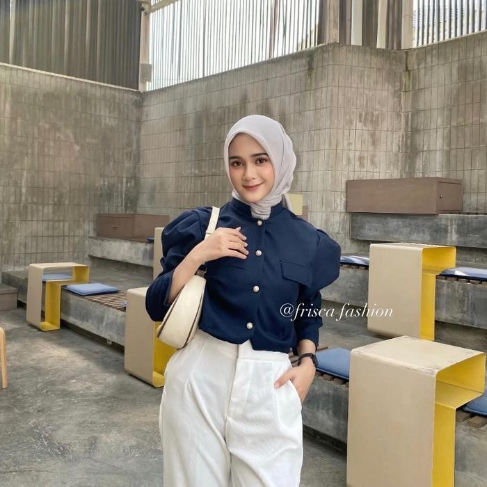 MFS Frisca fashion - Sonia Blouse เสื้อครอป Blazer / ด้านนอกของผู้หญิง