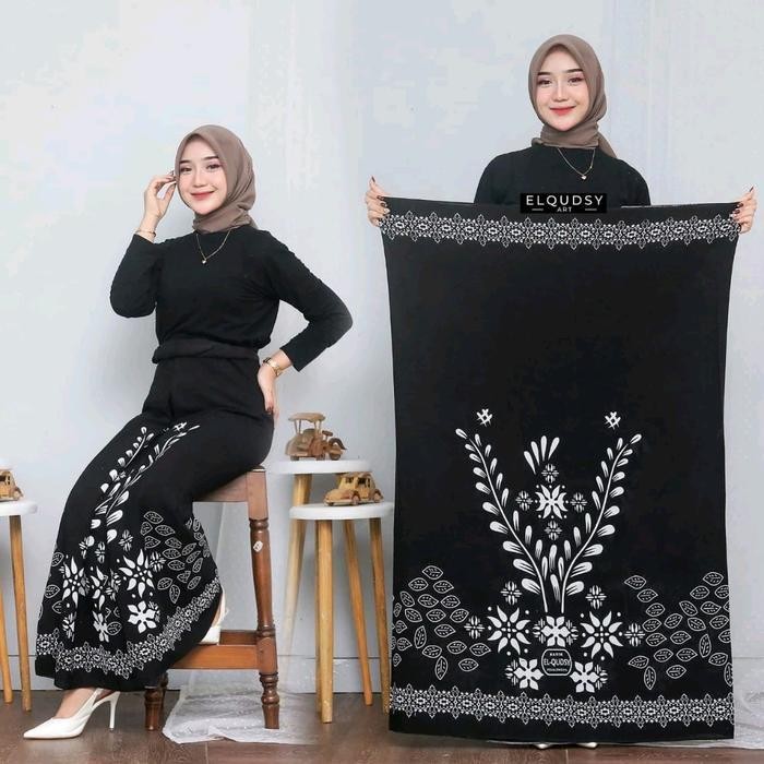 ZY Womens Goyor Sarong - ผ้าซิ่น Mbak Santri ใหม่ล่าสุด เรยอนนุ่มพิเศษ & Cool - ผ้า IBatik sTORE
