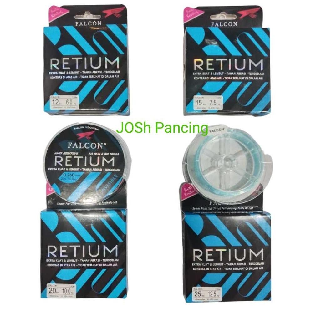 Fue-K5X20 Falcon Retium สายตกปลา 150 เมตร สีฟ้า Anti-Curl สายตกปลา Jak-127