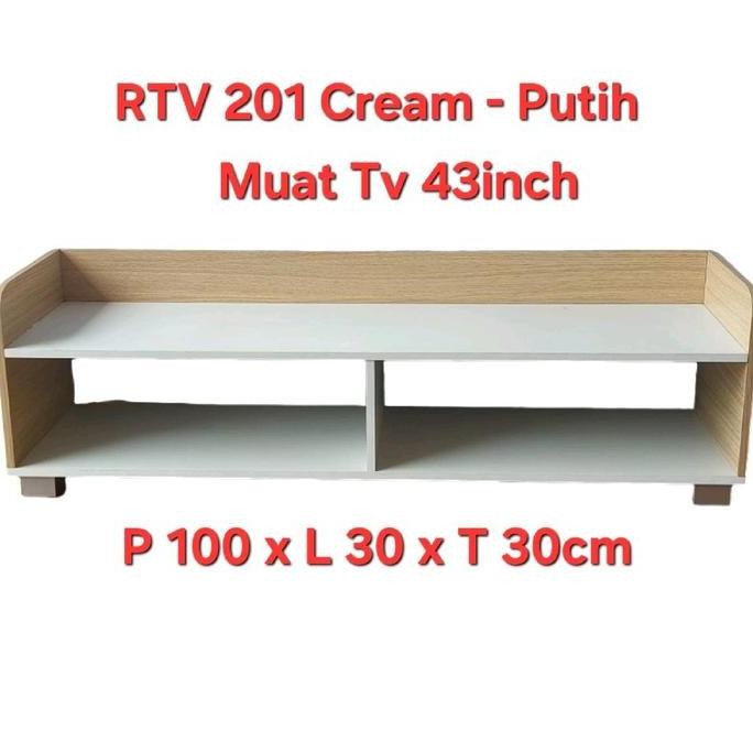 จัดส่งฟรี - MINIMALIST TV RACK MULTIPURPOSE TV TABLE KRT 101 KINGDOM เฟอร์นิเจอร์ดั้งเดิม