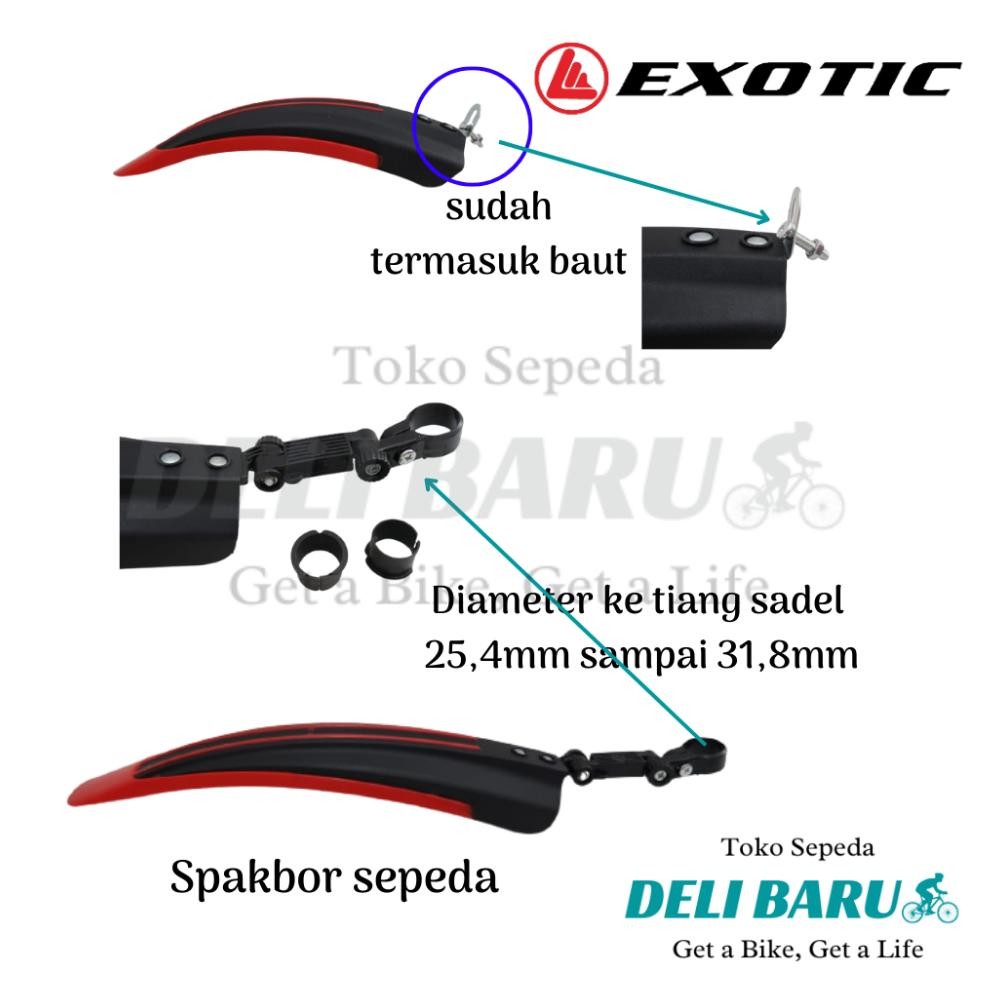 Aq-54 Rf-45 Exotic Color Mudguard Federal Mtb Bmx จักรยาน Mudguard ขนาด 20 24 26 27.5 ราคาคู่ละประหย