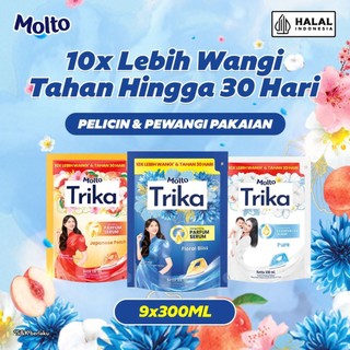 [Beli 6 DAPAT 9] Molto Trika Pelicin dan Pewangi Pakaian All Varian 300mL x9