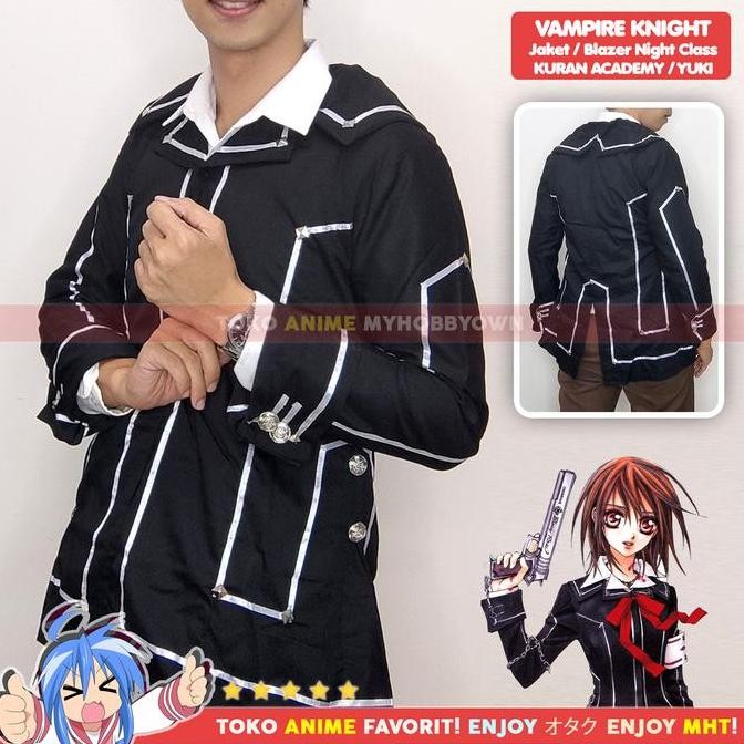 เสื้อแจ็คเก็ต เสื้อแจ็คเก็ตอนิเมะ Gakuran Vampire Knight Cross Academy Yuki Kuran