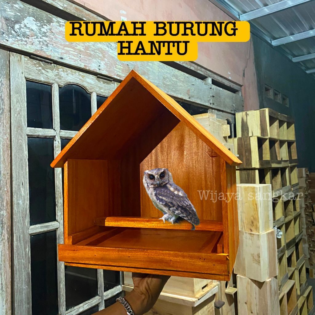 OWL HOUSE SMALL SIZE OWL PERCH HOUSE