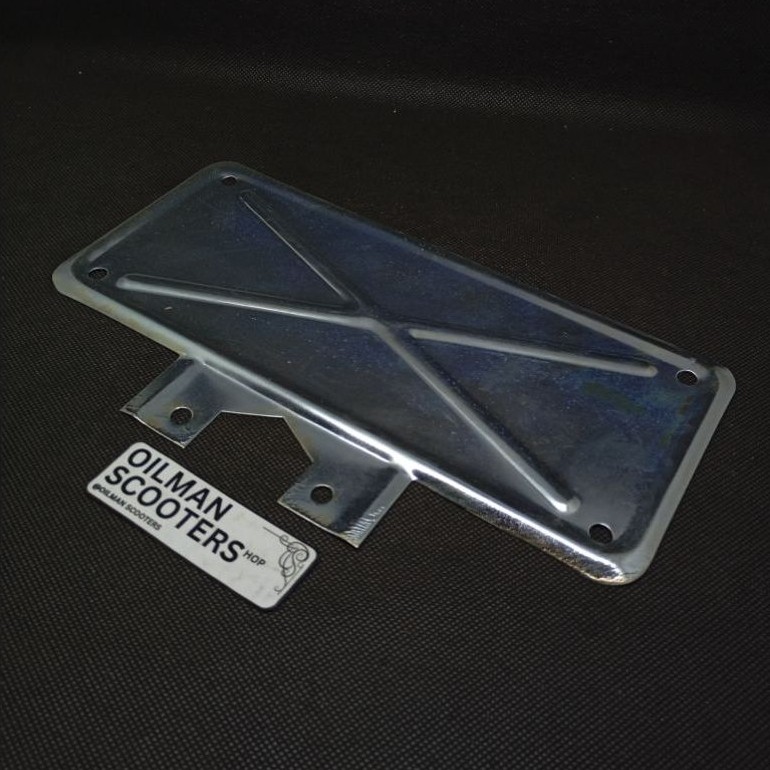 VESPA LOCATION PLATE HOLDER MADE OF IRON / VESPA LOCATION PLATE HOLDER ด้านหน้าและด้านหลัง