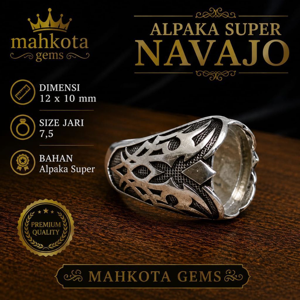 แหวนอัลปาก้า Super navajo 18