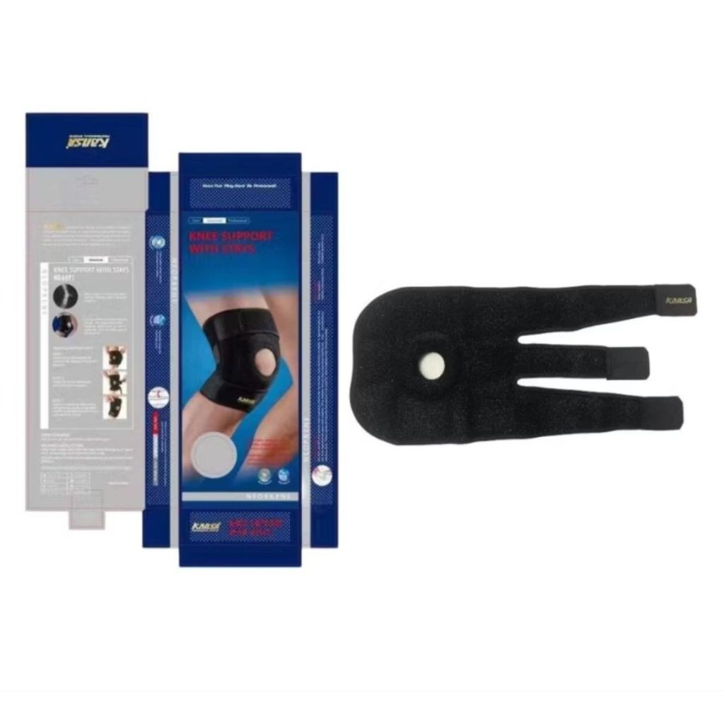 KNEE KASA SUPPORT 758 BLACK Like Lp758