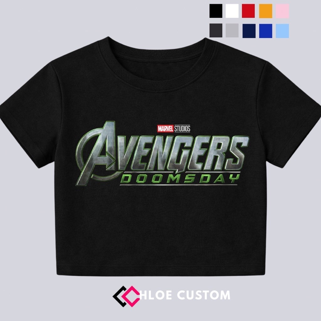 เสื้อครอป Avengers Doomsday 2026 ไซส์ S-XL