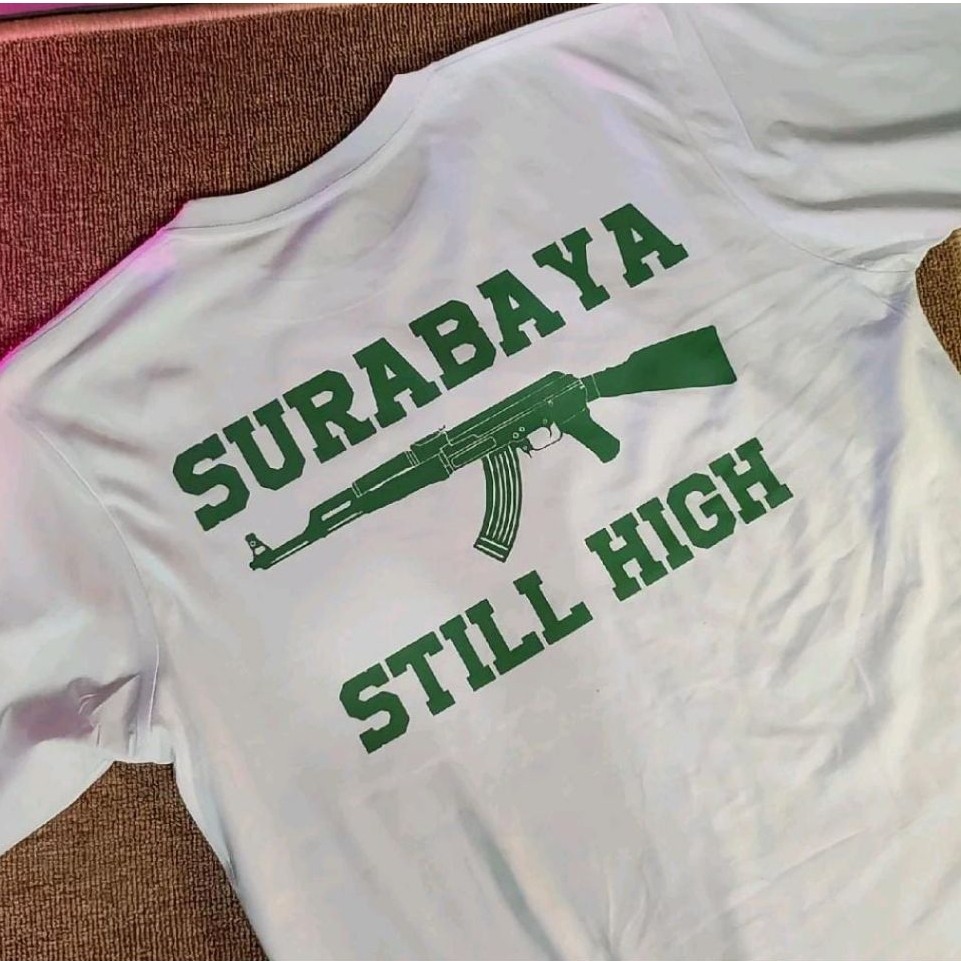 เสื้อยืด Surabaya Still High / เสื้อ Surabaya Still High Distro / เสื้อยืดผู้ชายและผู้หญิงจาก Suraba