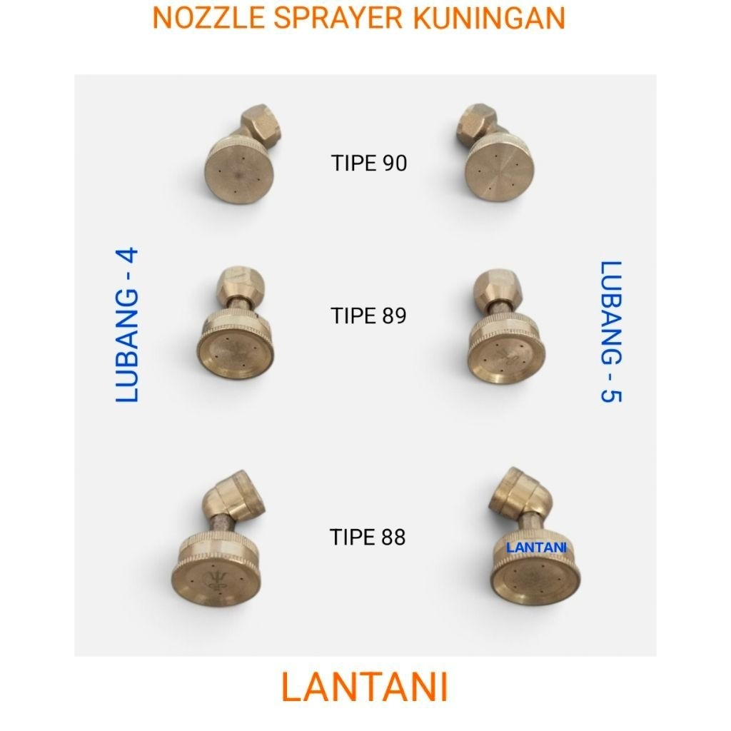 LANTANI - BRASS SPRAYER NOZZLE BRASS SPRAYER NOZZLE PEST SPRAYER