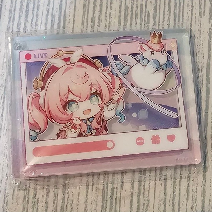 GANTUNGAN HSR รางดาว Honkai Ichiban Kuji รางวัล G: ไม้แขวนเสื้ออะคริลิค Hyacine