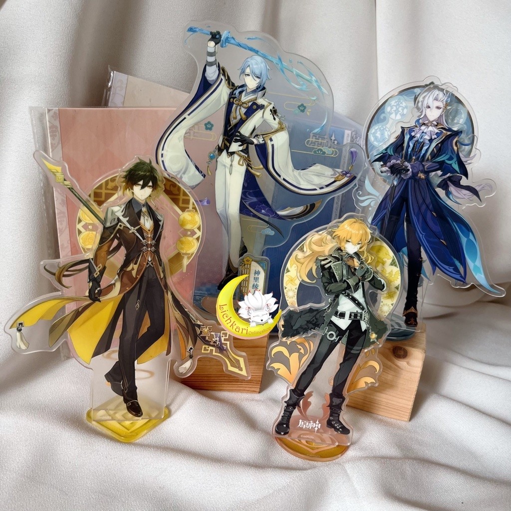 Stande Hoyofest Genshin Impact Zhongli Neuvillete Ayato Diluc