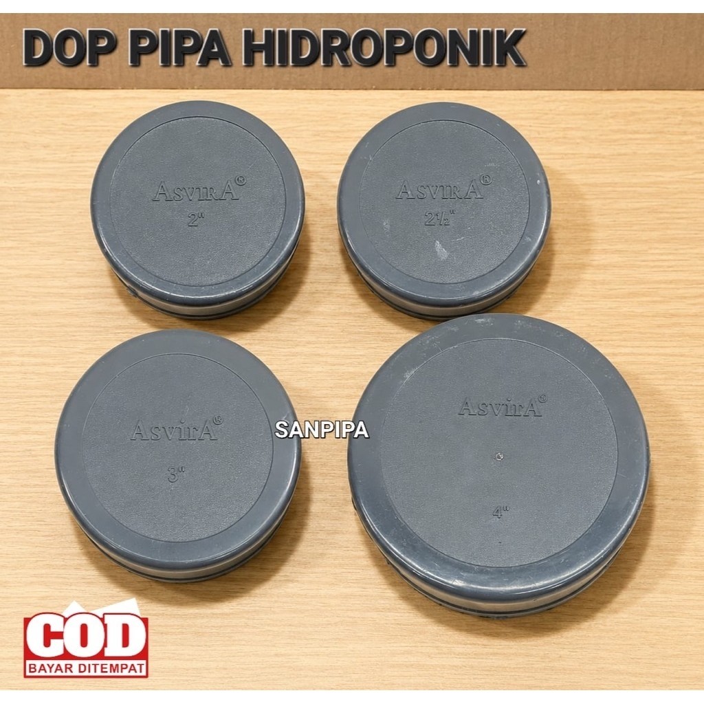 AsvirA Hydroponic Pipe Caps 2 นิ้วถึง 4 นิ้ว PVC Pipe Caps