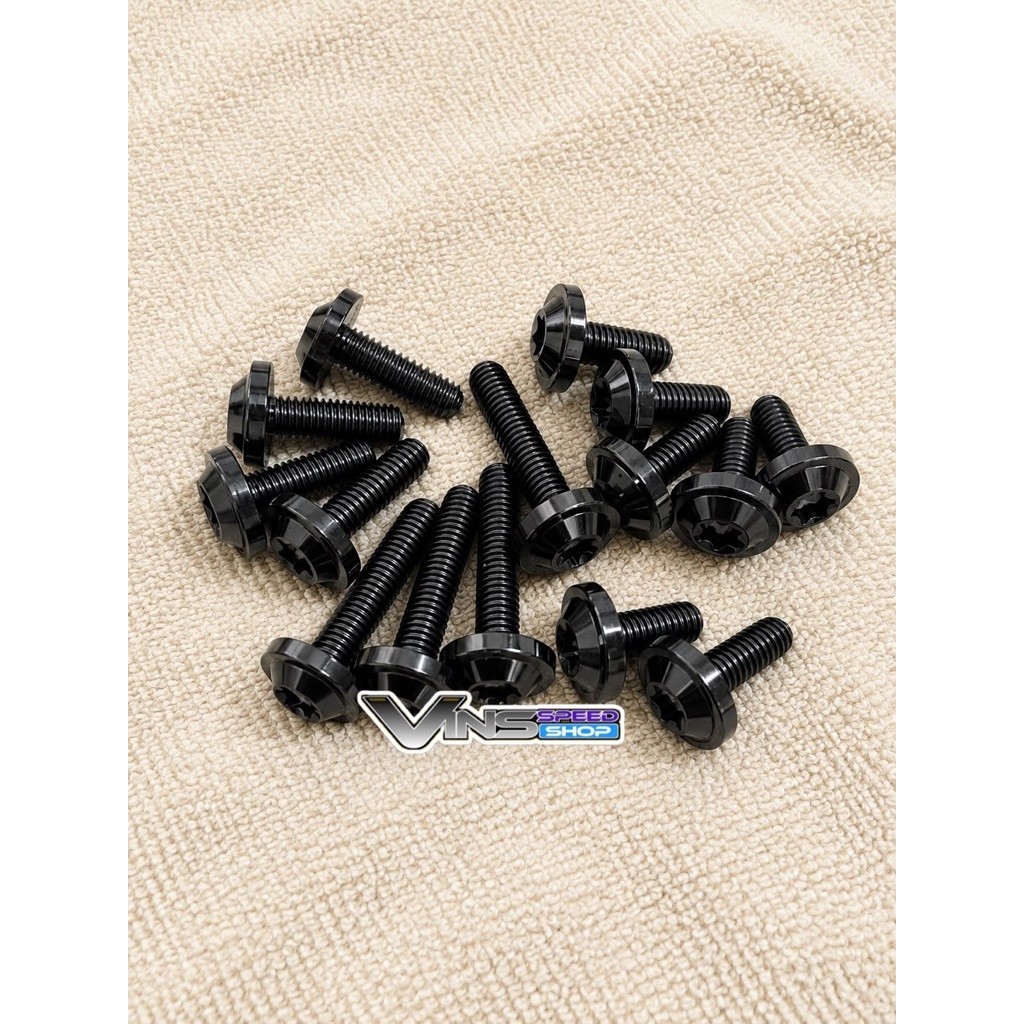 Bolt Titanium Black M6 Dart 10 Titanium GR5