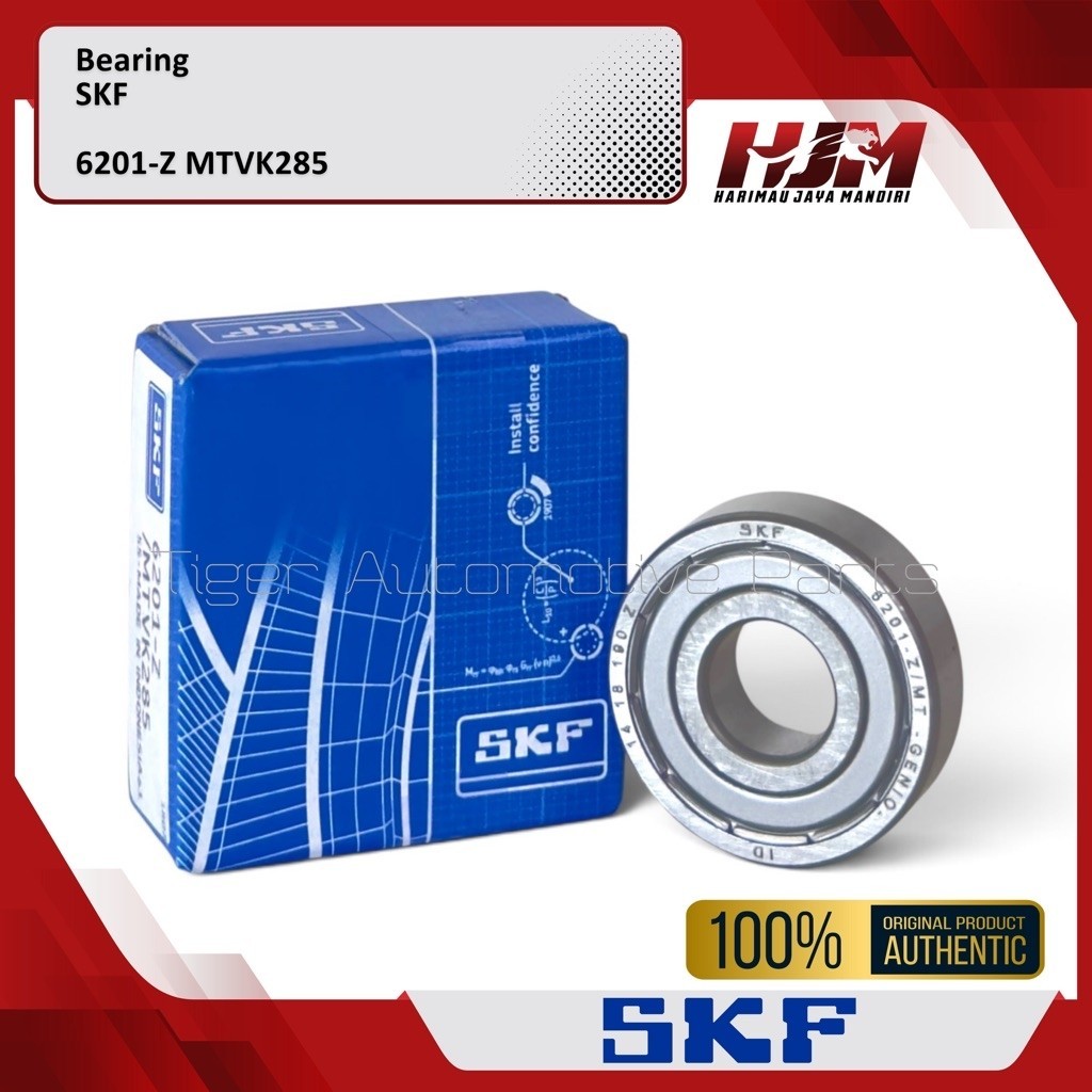 Bearing SKF Blue Box 6201-Z MTVK285 Original - Lahar 6201 Z - Kolahar Laher Laker