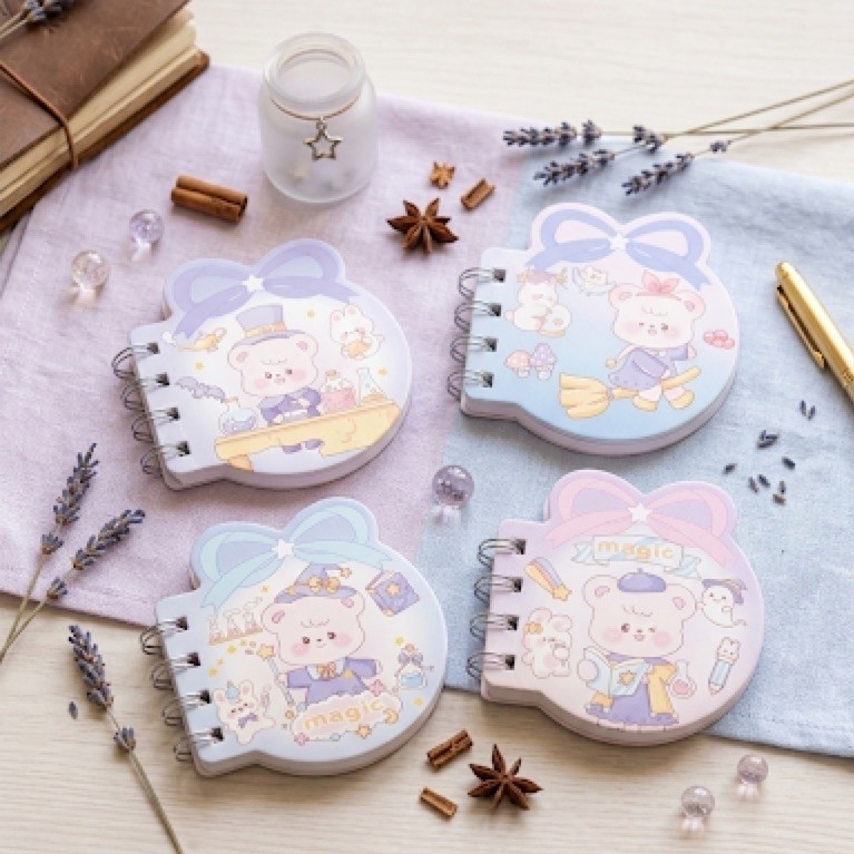 DIARY SPIRAL A7 MAGIC BEAR CODE 4501 | โน๊ตบุ๊คน่ารัก