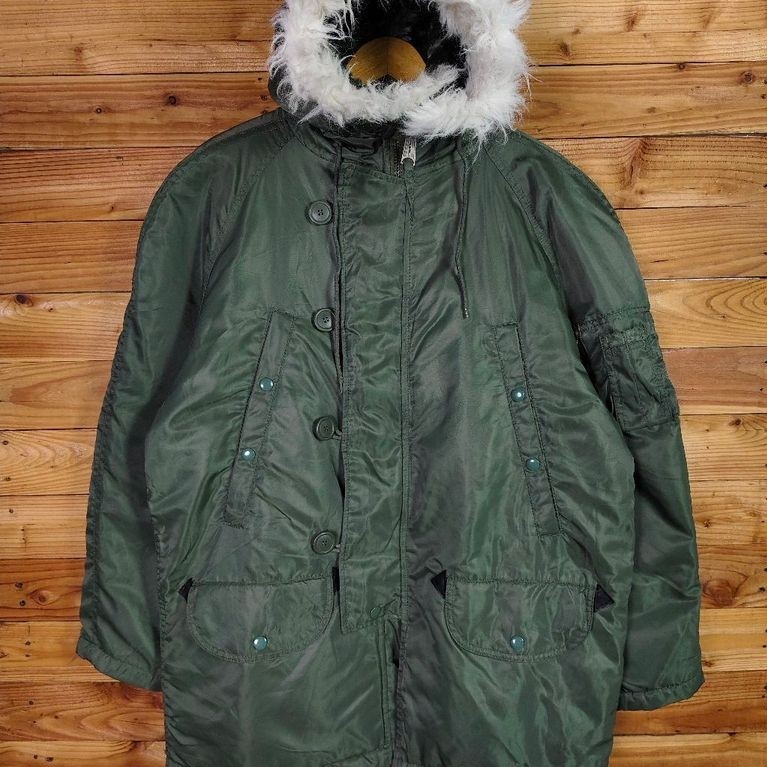N3B WATER REPELLENT PARKA MILITARY JACKET SIZE XL รอบอก 126