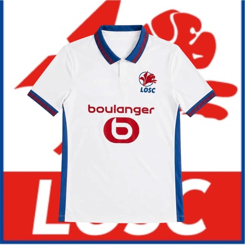 ใหม่ล่าสุด LOSC LILLE AWAY KIT 26/27 JERSEY เสื้อฟุตบอลแบบกําหนดเอง พิมพ์เต็ม