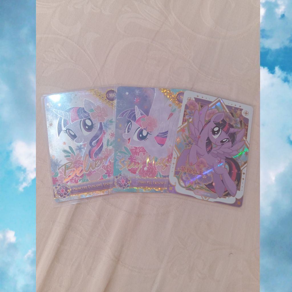 (ตรวจสอบคําอธิบายก่อนซื้อ) TWILIGHT SPARKLE (USR/XR) MY LITTLE PONY MLP KAYOU COLLECTIBLE CARDS
