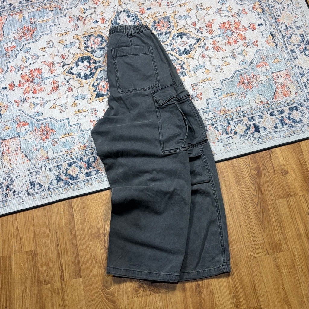 GU SUPER WIDE JEANS กางเกง CARGO