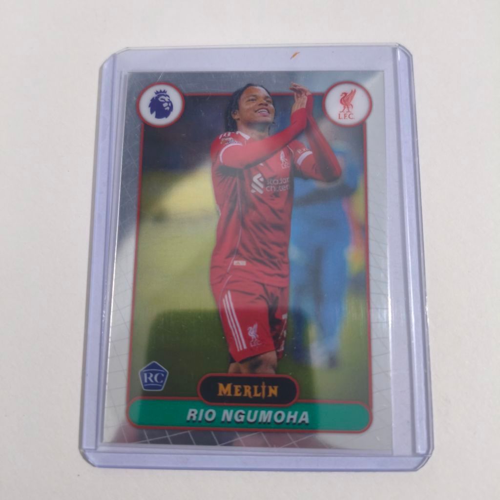 การ์ดฟุตบอลลิเวอร์พูล Topps Merlins Rio Ngumoha RC